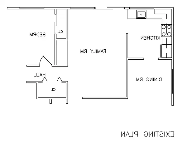 Existing First Floor Plan